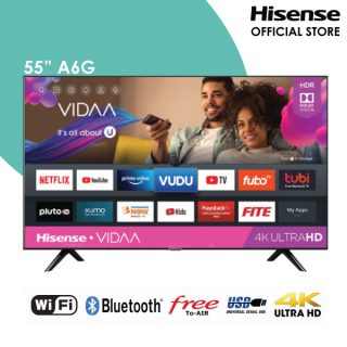 3 Hisense 55A61G 55 Inch 4K Uhd Smart Frameless Tv | 0720548999