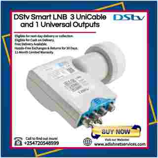 DStv Smart LNB  3 UniCable and 1 Universal Outputs