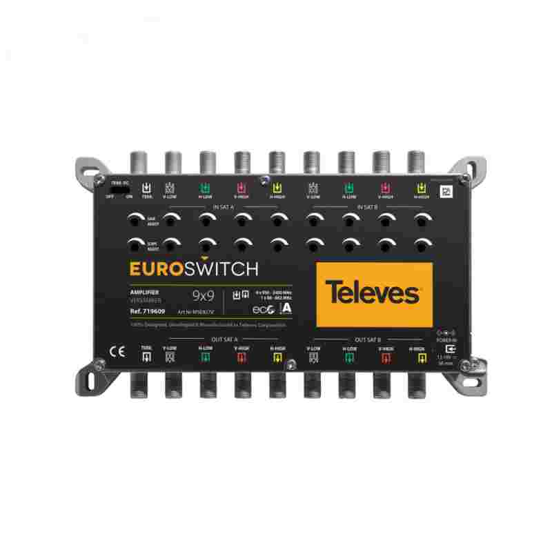 Televes - Euroswitch Amplifier 9 Inputskenya