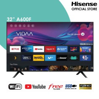 Hisense 32A6000F 32 Inch Hd Frameless Smart Tv | 0720548999