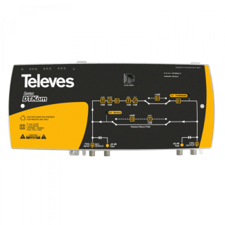 Televes Dtkom Power-Doubling Line Broadband Multiband Amplifier, Controllable