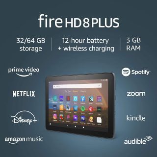 Amazon Fire Hd 8 Plus Tablet Hd Display 32 Gb 2020 Release Our Best 8034 Tablet For Portable Entertainment Slate 16772 | 0720548999