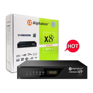 ALPHABO X8+ New Stocks newest 4k satellite TV receiver star set top box satellite receiver digital satellite receiver decoder