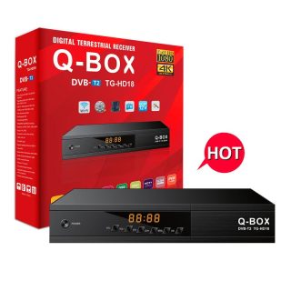 Q BOX TG-HD18 New icone decoder tv tuner dvb t2 90000 extreme satellite receiver Core TV BOX OTT