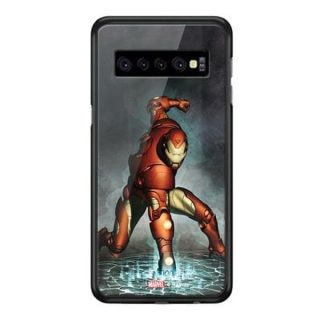 Marvel Iron Man Superhero Landing Samsung S10 Cover