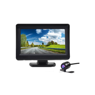 Car rear view camera with 3.5" LCD Screen