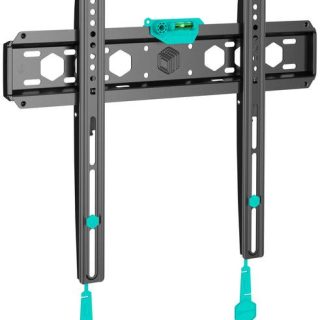 Fixed TV Wall Mount for 35" to 65-inch TVs Screens up to 123 lbs ONKRON FM5, Black