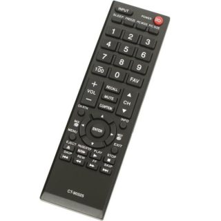 Generic Toshiba CT-90325 TV Remote Control (New) by Mimotron for 40E20U1 / 0E200 / 40E200U / 40E200U1 / 40E200U2 / 40E200UM / 40E210U / 40FT1 / 40FT1U / 40FT2U