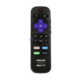 Genuine Philips 101018E0016 Smart Tv Remote Control With Roku Built In | 0720548999