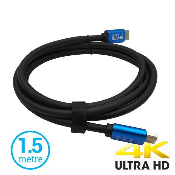 4K Hdmi Cable With Ethernet Ver2.0 60Hz  1,5M (Hdm1.5E-4K)