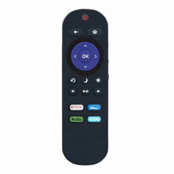 New Hu-Rcrus-20 Remote Control For Hisense Roku Tv With Netflix/Disney/Hulu/Vudu Buttons