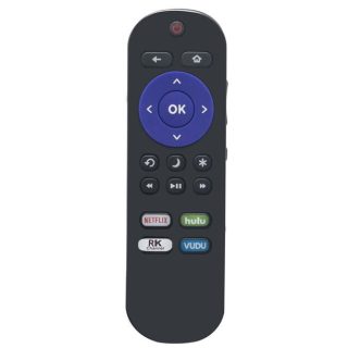 New Remote Control For Hisense Roku Tv 40H4030F 60R5800E 32H4030F 32H4F 32H4030F 43H4030F With Netflix Hulu Roku Channel Vudu Keys | 0720548999