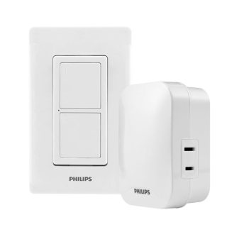 Philips Wireless On/Off Switch With Remote, White - Spc1246At/27