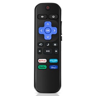 Replacement Tv Remote Control For Roku Tv Compatible With Tcl Rokuhisense Rokuonn Rokusharp Rokuroku Series Smart Tvs | 0720548999