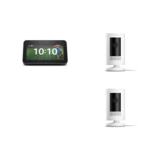 2-Pack Stick Up Cam Plug-In with Echo Show 5