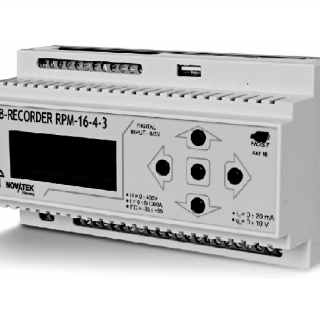 NOVATEK ELECTRO  - DIGITAL DATA LOGGER RPM-16-4-3