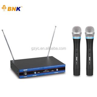 Professional Bnk Vhf Portable Karaoke Wireless Magic Microphone System