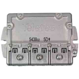 splitter 5-2400 MHz 5 Ways 9.5/12 dB Televes