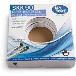 Skywave Rg6U Skk Low-Loss 75 Ohm Coax
  Cable White 100M (Crg6Uwskk/100) Kenya