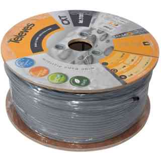 Coaxial cable CXT LSFH Dca/A 19VAtC 250m Gray Televes