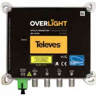 Overlight optical transmitter CWDM Indoor
  use, DAB/UHF/SAT, Televes   Kenya