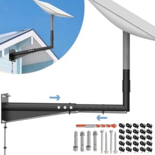 26inch starlink gen 2 long wall mount long starlink mounting kit starlink roof mount starlink pole mount for starlink internet kit satellite click in design adapternot for gen 3 | +254720548999