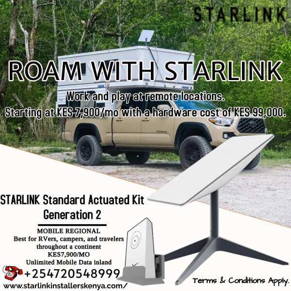   Starlink™ Standard Actuated Kit  - Activation and Configuration, The Gambia