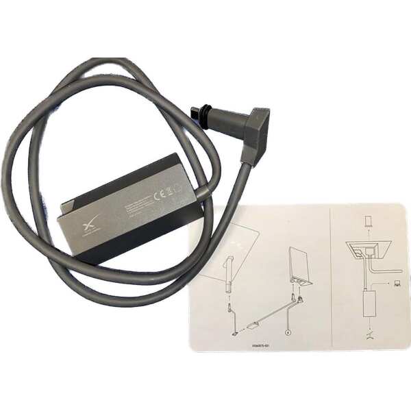 Starlink Ethernet Adapter for Wired
  External Network, black (01560575-001)