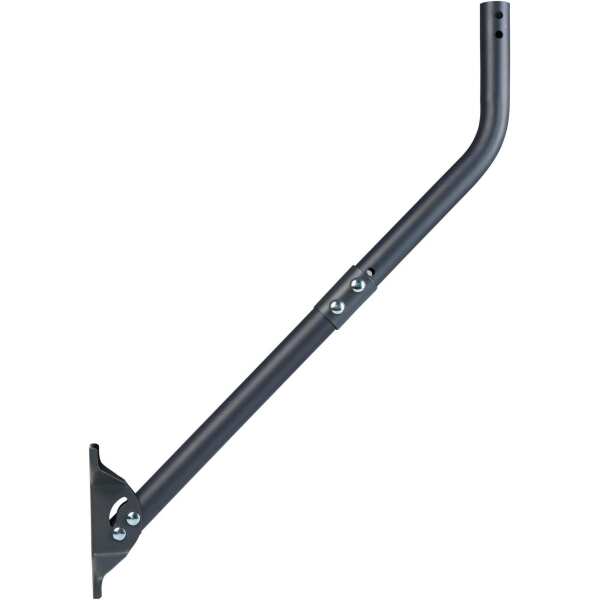 CEKAY Universal Mounting Pole (Diameter 1
  1/2", Length 35") - J Pole Mount for Antenna & Starlink Dish
  & Weather Station - Adjustable Pivot/Lock Bracket for Wall, Eave or Roof
  Mounting