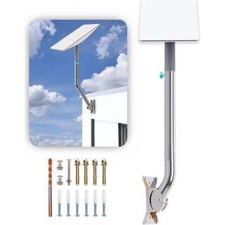 Starlink Long Wall Mount, Aspotify
  Starlink Mounting Kit, Adjustable Starlink Roof Mount Kit for Starlink
  Internet Kit Satellite, Starlink Pole Mount Compatible with V2 Starlink