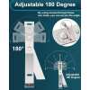 7" Heavy-Duty Wall Mount Pair for TV
  Antenna Mast - Durable Iron Construction, Adjustable Angle, Easy Installation
  - Universal Design for TV Antennas, Access Points, Wireless Bridges 3-Leg - Image 3