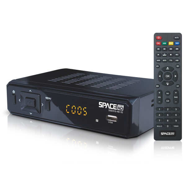 SpaceUHD DVB-S2 Satellite Combo Receiver
  – REC-DSD310-HD-T2/S2
