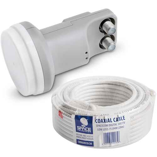 LNBFKUTCRG6UECO 20M Twin LNBF Bundle 20m Coax Cable | +254720548999