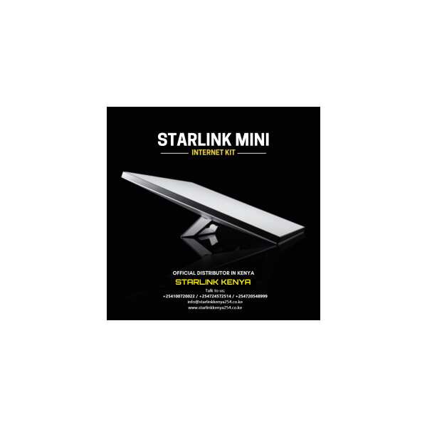 Starlink Mini Satellite Dish, High-Speed Low-Latency Internet