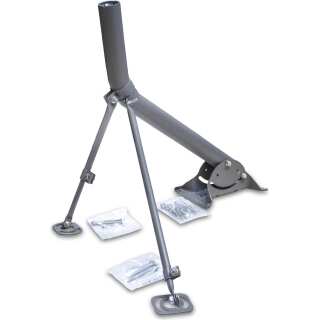 SatelliteSale Universal J Pipe Antenna
  Mount 2 Outdoor With Monopoles for Satellite Dish HDTV