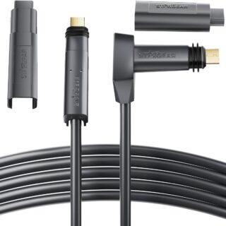 AOLEAD Starlink Cable 75FT for Starlink
Rectangular Satellite V2 - Starlink Replacement Cable Extension with End Caps
Starlink Accessories - Waterproof Gray (75FT/23M), Grey