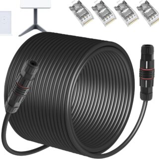 neepanda 75ft cable extension to 150ft compatible for starlink oxygen free copper replacement cable ip68 waterproof supports 1000m protocol | +254720548999