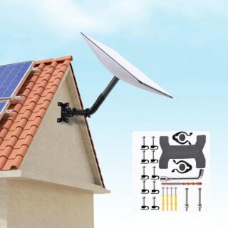 outrails starlink mount kit starlink gen3 wall mount starlink starlink pole mount compatible with starlink v2v3 works with starlink internet kit satellite includes full mounting kit | +254720548999