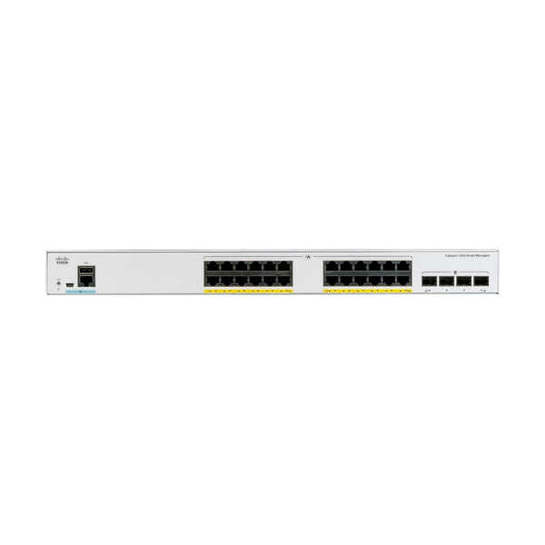 Cisco Catalyst 1000 24port GE, POE, 4x1G
  SFP