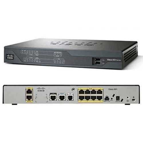 Cisco C891F-K9 Integrated Services
  Router- 2 WAN connectivity options – Gigabit Ethernet and Fiber.
