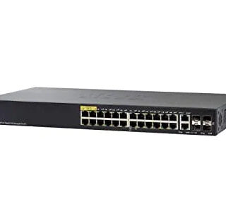 Cisco SG350-28P 28-Port Gigabit PoE
  Managed Switch - 195W power budget, Fast, easy setup and configuration