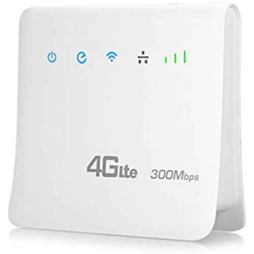 300Mbps 4G LTE CPE Wifi Router Broadband
  Mobile Hotspot Wireless SIM card Slot RJ45 LAN Port
