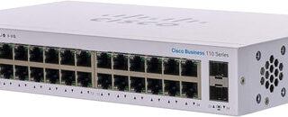 Cisco CBS UNMANAGED 24-PORT 2x1G SFP
  GIGABIT SWITCH Non POE CBS110-24T-UK
