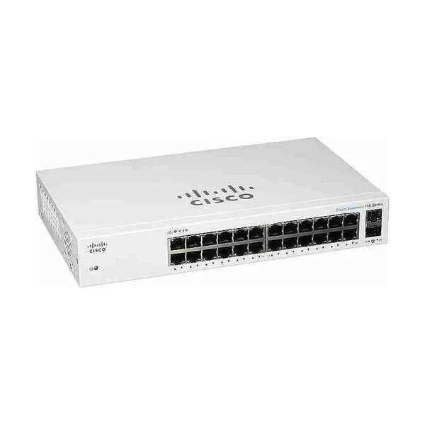 Cisco CBS UNMANAGED 24-PORT 2x1G SFP
  GIGABIT SWITCH Non POE CBS110-24T-UK