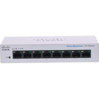 Cisco CBS UNMANAGED 8-PORT GIGABIT SWITCH
  DESKTOP Non POE CBS110-8T-D-UK