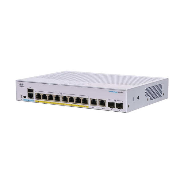 Cisco SB 8-PORT GIGABIT MNGD POE SWITCH
  CBS350-8P-E-2G-UK