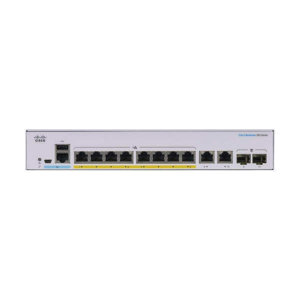 Cisco SB 8-PORT GIGABIT MNGD POE SWITCH
  CBS350-8P-E-2G-UK