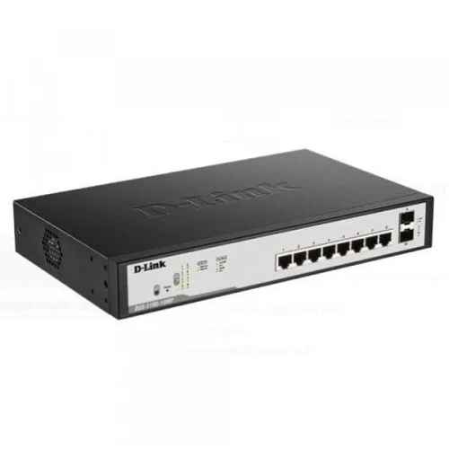 D-Link DGS-F1100-10PS 8 Port PoE Gigabit
  Smart Managed Switch + 2 SFP ports