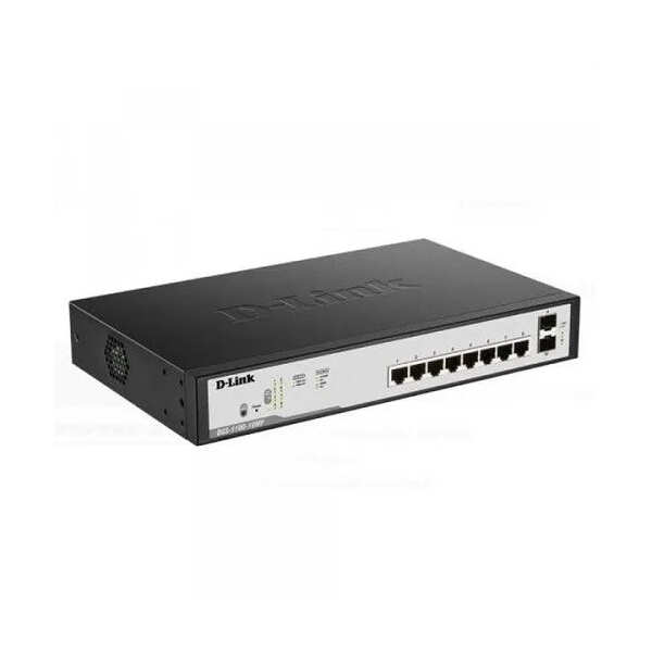 D-Link DGS-F1100-10PS 8 Port PoE Gigabit
  Smart Managed Switch + 2 SFP ports