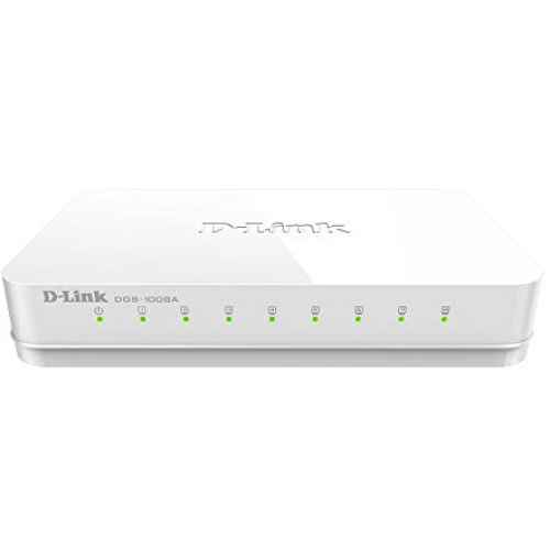 D-Link DGS-1008A 8-Port Gigabit Easy
  Desktop Switch-RZZH3140402432